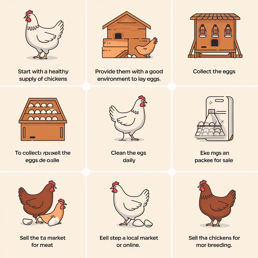 How to Make Money From Chickens and Selling Eggs