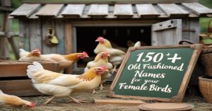150+ Old Lady Fashioned Chicken Names for Your Female Birds