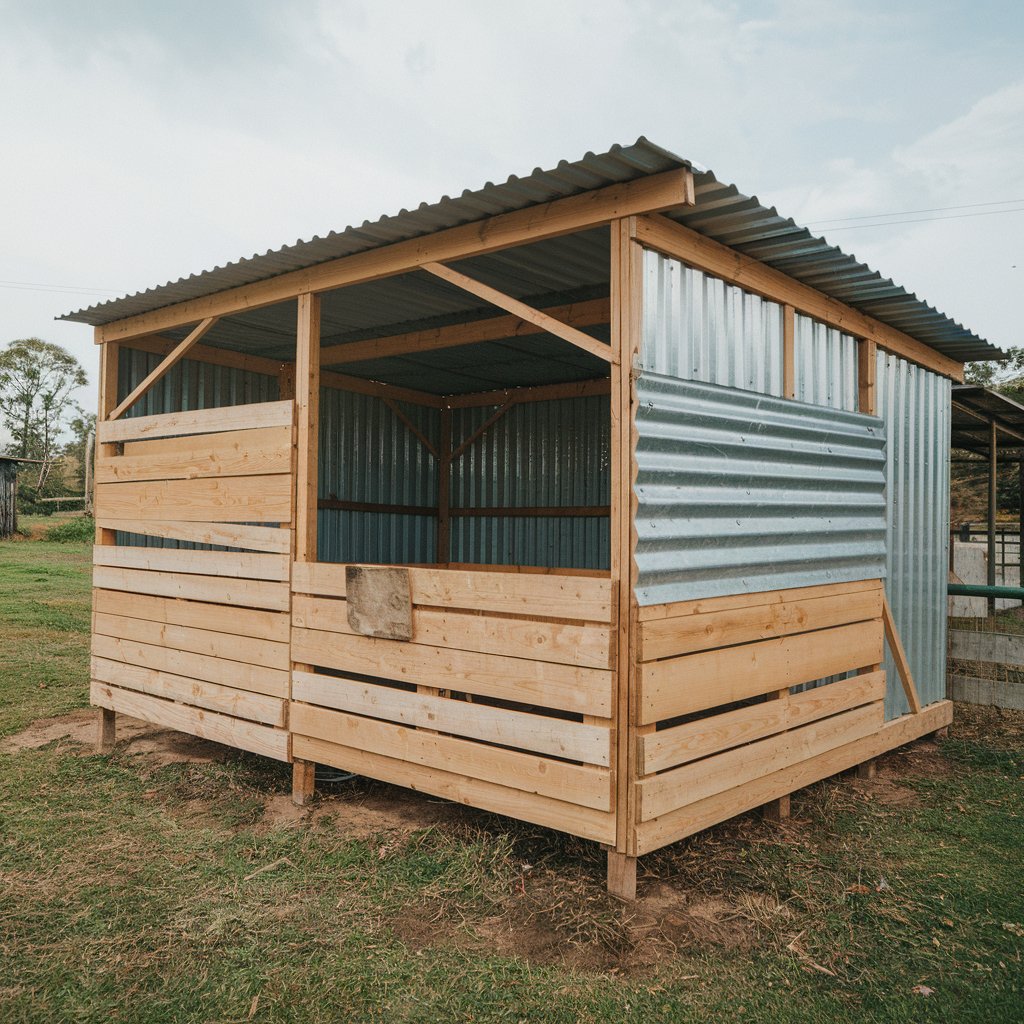 Low-Cost Goat Shelter Plans