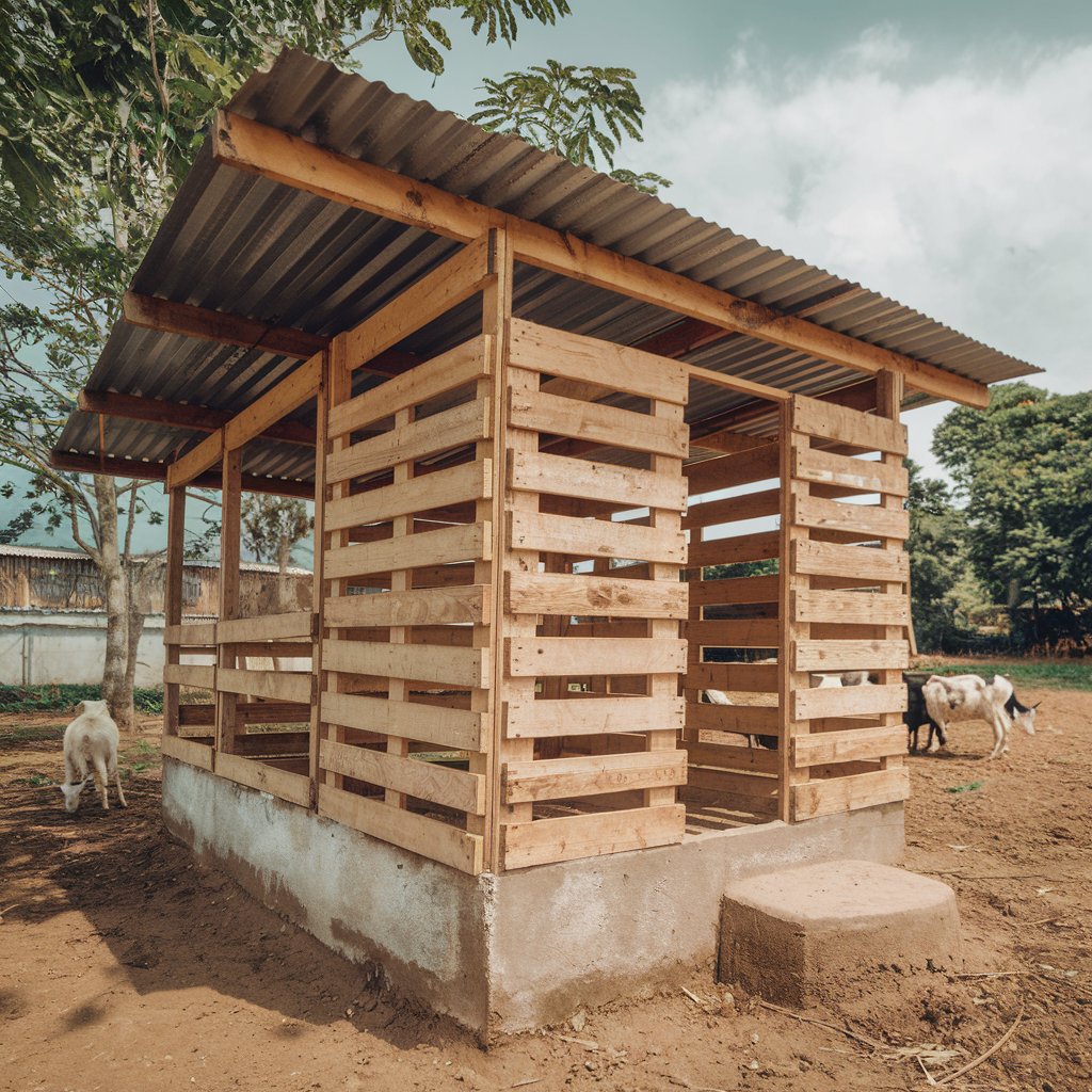 Low-Cost Goat Shelter Plans